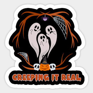 Creeping it Real Sticker